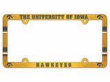 Iowa Hawkeyes License Plate Frame - Full Color