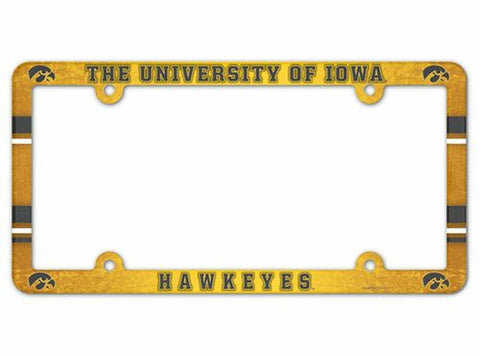 Iowa Hawkeyes License Plate Frame - Full Color