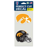 Iowa Hawkeyes Set of 2 Die Cut Decals - Team Fan Cave