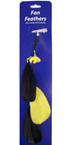 Iowa Hawkeyes Team Color Feather Hair Clip - Team Fan Cave