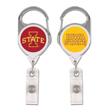 Iowa State Cyclones Badge Holder Premium Retractable - Team Fan Cave