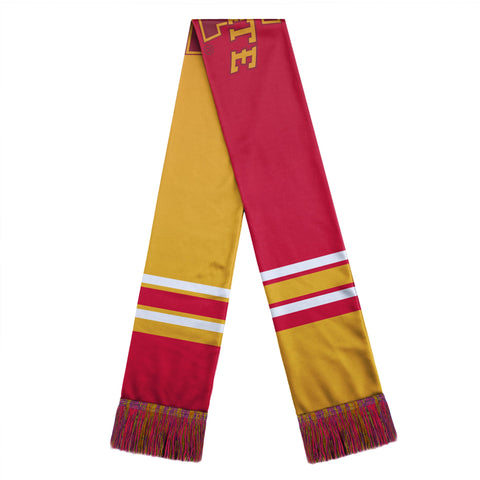 Iowa State Cyclones Scarf Colorblock Big Logo Design - Team Fan Cave