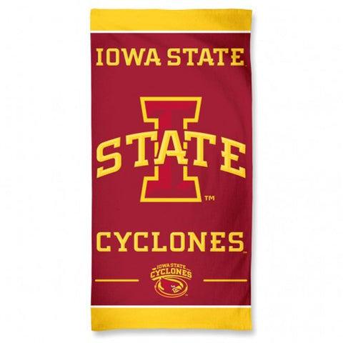 Iowa State Cyclones Towel 30x60 Beach Style-0