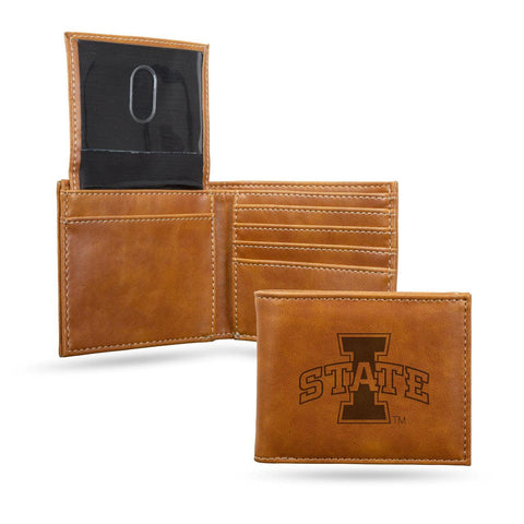 Iowa State Cyclones Wallet Billfold Laser Engraved