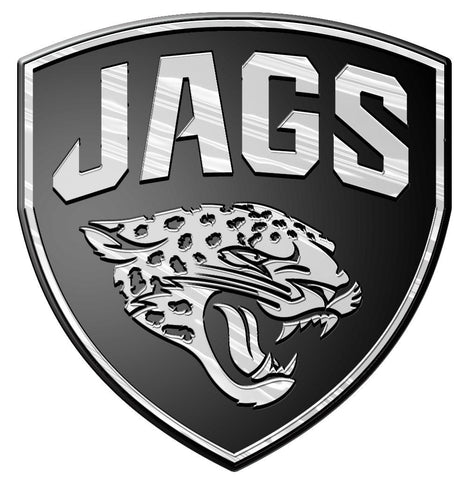 Jacksonville Jaguars Auto Emblem - Silver - Team Fan Cave