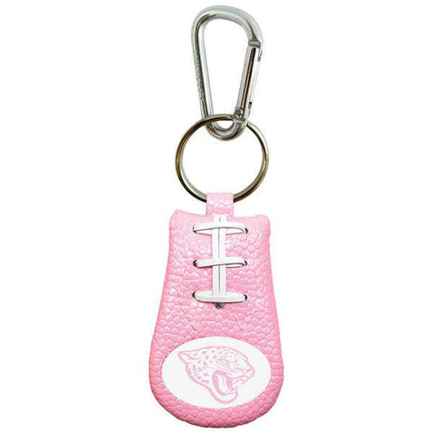 Jacksonville Jaguars Keychain Football Pink - Team Fan Cave