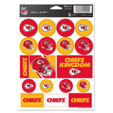 Kansas City Chiefs Decal Sheet 5x7 Vinyl-0