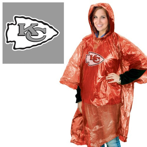 Kansas City Chiefs Rain Poncho-0