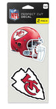 Kansas City Chiefs Set of 2 Die Cut Decals