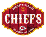 Kansas City Chiefs Sign Wood 12 Inch Homegating Tavern