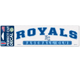 Kansas City Royals Decal 3x10 Perfect Cut Color-0