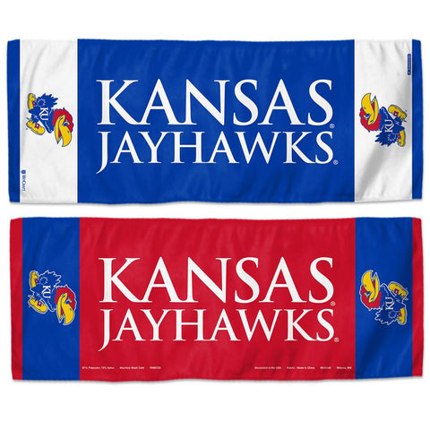 Kansas Jayhawks Cooling Towel 12x30 - Team Fan Cave