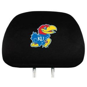 Kansas Jayhawks Headrest Covers - Team Fan Cave