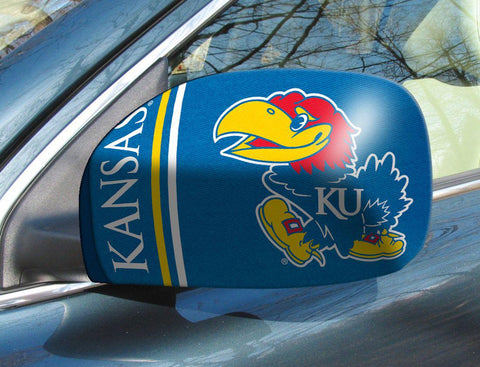 Kansas Jayhawks Mirror Cover - Small - Team Fan Cave