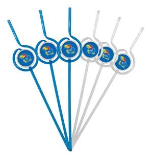 Kansas Jayhawks Team Sipper Straws - Team Fan Cave