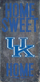 Kentucky Wildcats Wood Sign - Home Sweet Home 6"x12" - Team Fan Cave