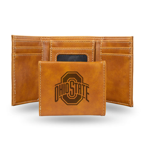 Ohio State Buckeyes Wallet Trifold Laser Engraved-0