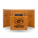 Green Bay Packers Wallet Trifold Laser Engraved-0