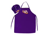 LSU Tigers Apron and Chef Hat Set