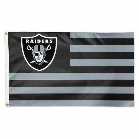 Las Vegas Raiders Flag 3x5 Deluxe Americana Design