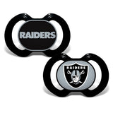 Las Vegas Raiders Pacifier 2 Pack