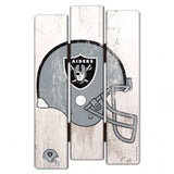 Las Vegas Raiders Sign 11x17 Wood Fence Style-0