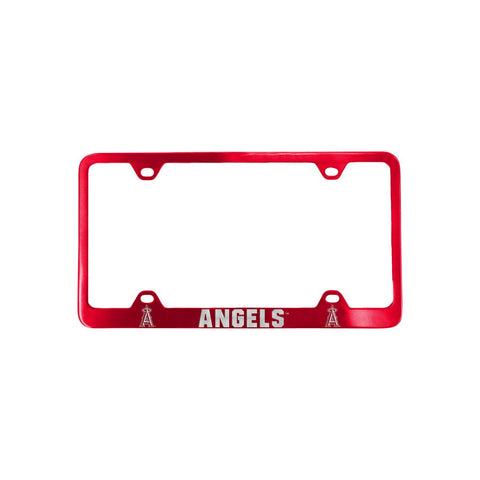 Los Angeles Angels License Plate Frame Laser Cut Red - Team Fan Cave