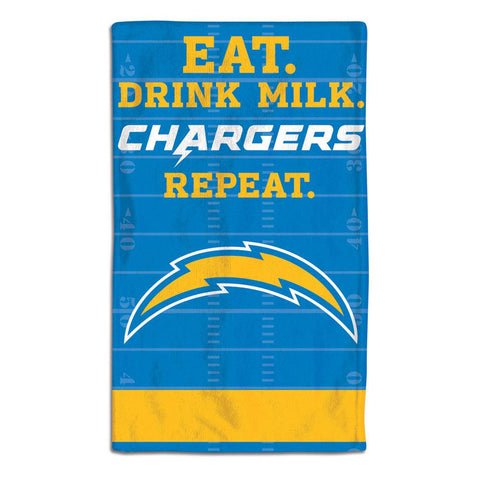 Los Angeles Chargers Baby Burp Cloth 10x17 - Team Fan Cave