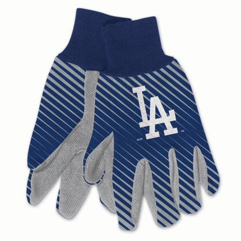 Los Angeles Dodgers Gloves Two Tone Style Adult Size Size-0