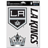 Los Angeles Kings Decal Multi Use Fan 3 Pack-0