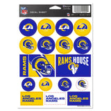 Los Angeles Rams Decal Sheet 5x7 Vinyl-0