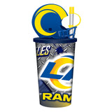 Los Angeles Rams Helmet Cup 32oz Plastic with Straw