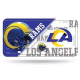 Los Angeles Rams License Plate Metal