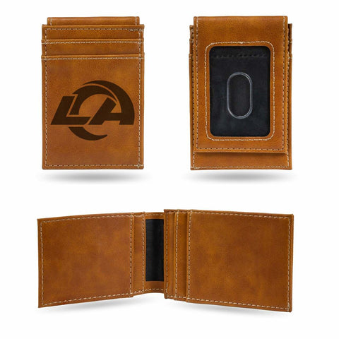 Los Angeles Rams Wallet Front Pocket Laser Engraved