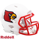 Louisville Cardinals Helmet Riddell Replica Mini Speed Style White-0