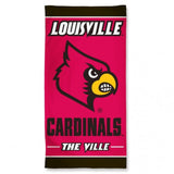 Louisville Cardinals Towel 30x60 Beach Style-0