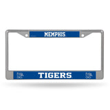 Memphis Tigers License Plate Frame Chrome Printed Insert