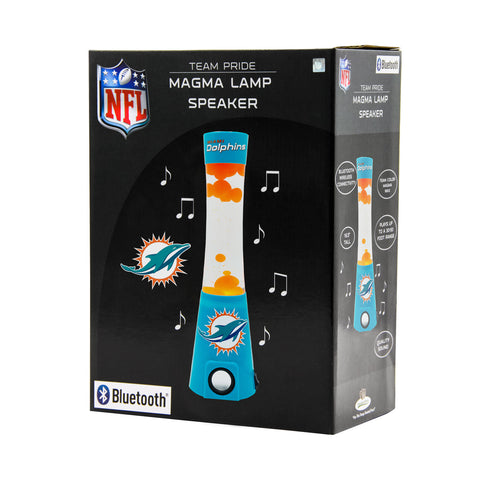 Miami Dolphins Magma Lamp - Bluetooth Speaker-0