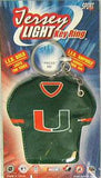 Miami Hurricanes Keychain - Jersey Keylight - Team Fan Cave