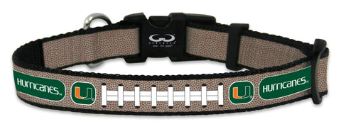 Miami Hurricanes Reflective Toy Football Collar - Team Fan Cave