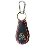 Miami Marlins Team Color Baseball Keychain - Team Fan Cave