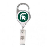 Michigan State Spartans Retractable Premium Badge Holder