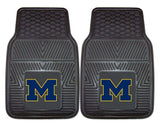 Michigan Wolverines Heavy Duty 2-Piece Vinyl Car Mats