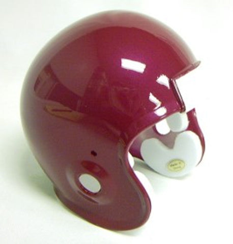 Micro Football Helmet Shell - Cardinal Metallic-0