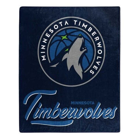 Minnesota Timberwolves Blanket 50x60 Raschel Signature Design-0