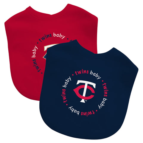 Minnesota Twins Baby Bib 2 Pack-0