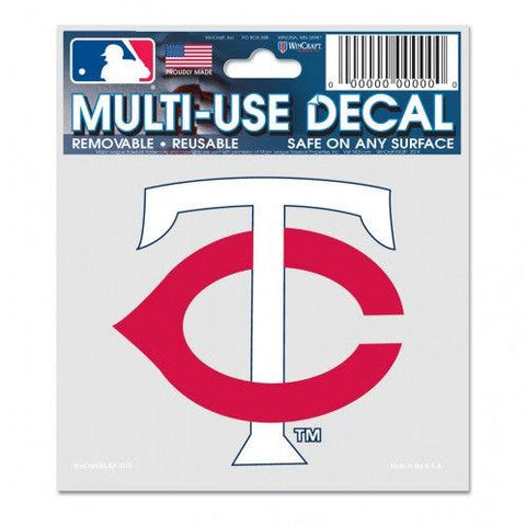 Minnesota Twins Decal 3x4 Multi Use - Team Fan Cave