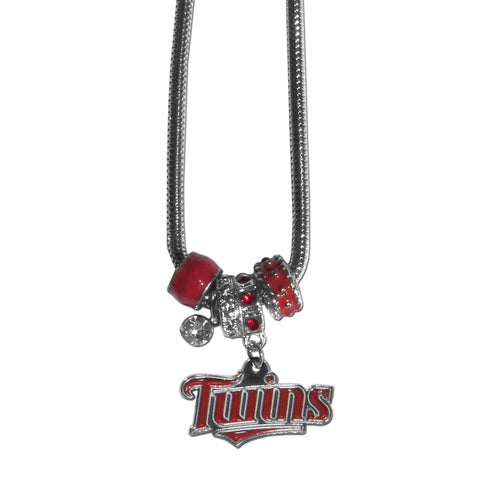 Minnesota Twins Necklace Euro Bead Style - Team Fan Cave