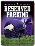 Minnesota Vikings Sign Metal Parking