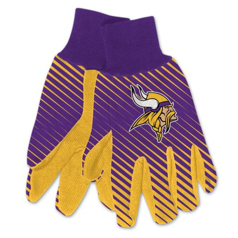 Minnesota Vikings Two Tone Adult Size Gloves-0